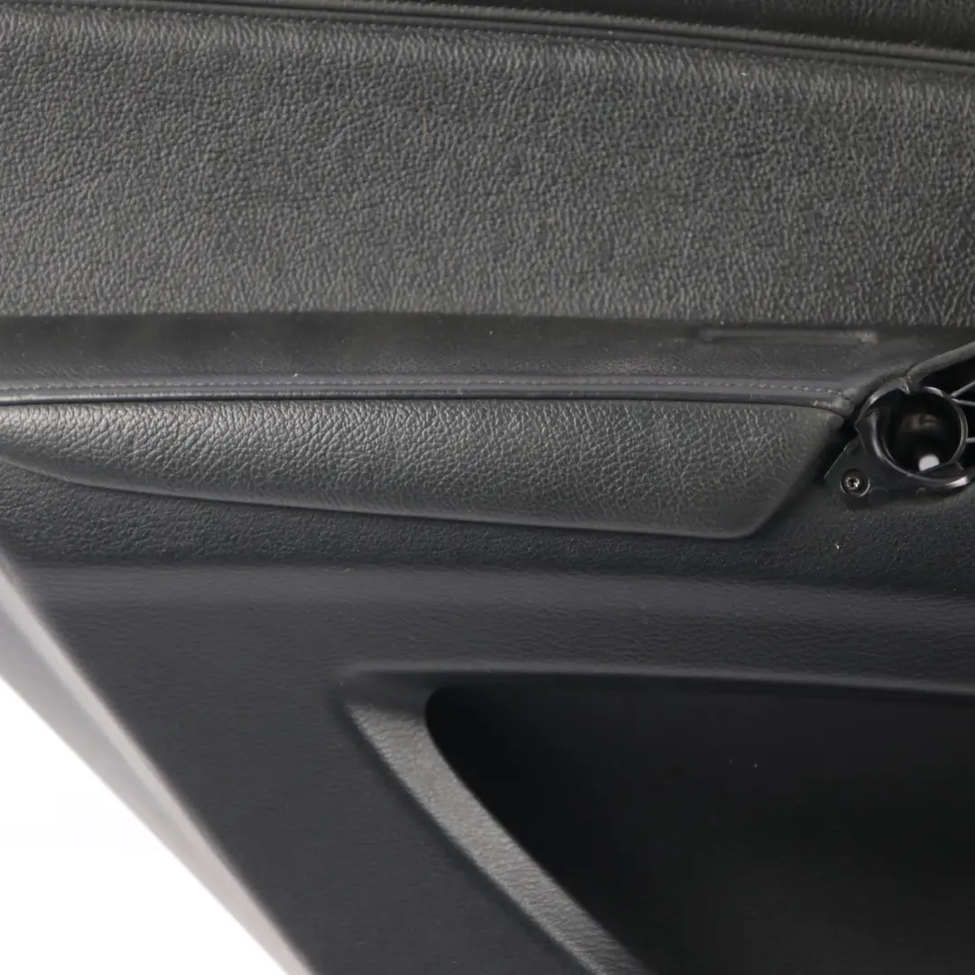 BMW X5 E70 Rear Left N/S Door Card Trim Panel Roller Blind Set Black Leather - SKU 9133611 - Part number 9133611