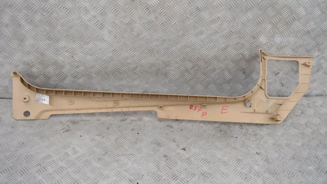 BMW Mini R57 Cabrio Lateral Trim Panel Bottom Front Kick Right O/S Tuscan Beige - SKU 9133682 - Part number 9133682