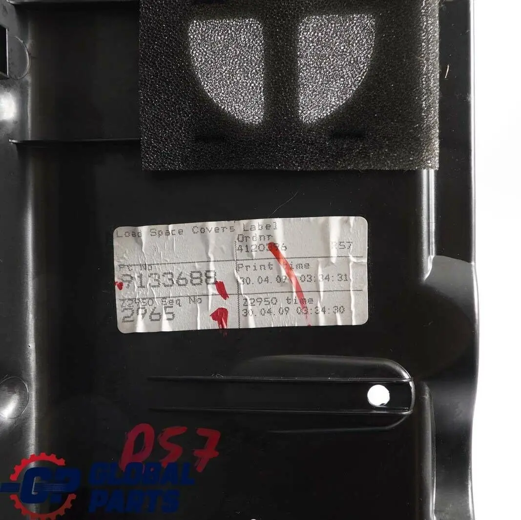 R57N LCI Portabagagli Copertura Bagagliaio Nero Mini Cooper R57 - SKU 9133688 - Numero di parte 9133688