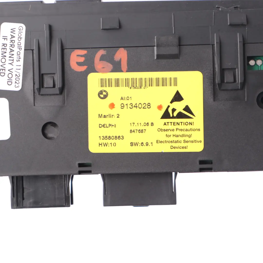 Centre Console Switch PDC DTC Heated Seats Control Panel to BMW E60 E61 with Part number 9134028 BMW E60 E61 Centre Console Switch PDC DTC Heated Seats Control Panel - SKU 9134028 - Part number 9134028