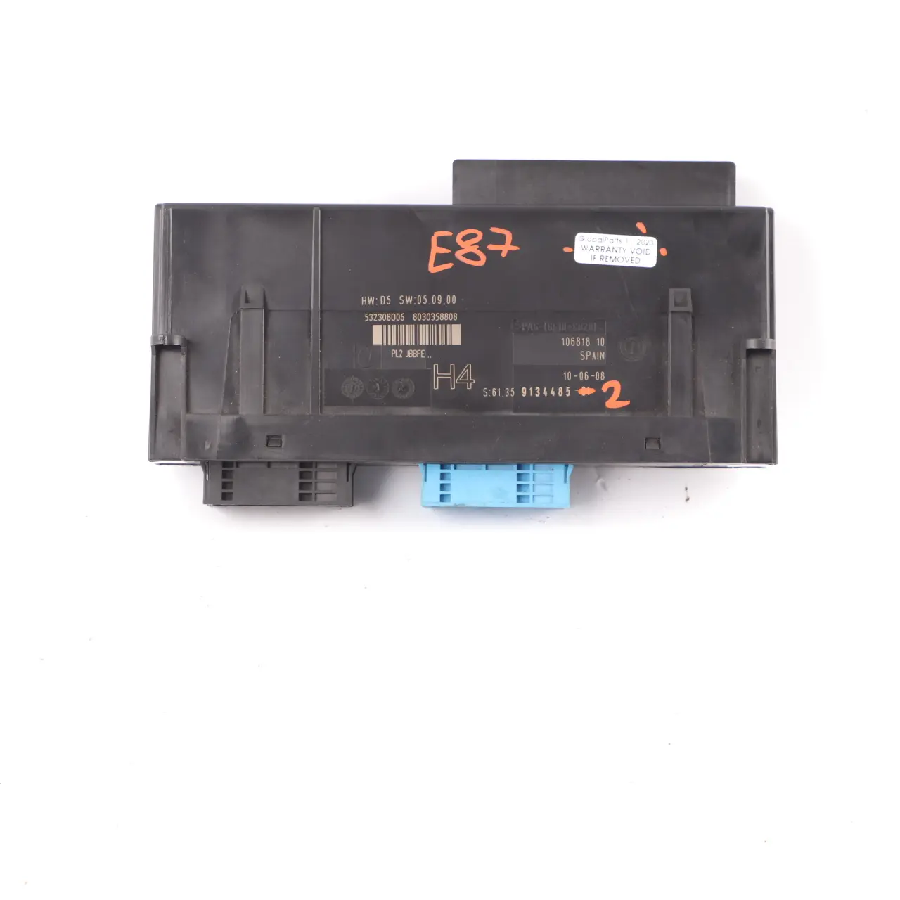 BMW E87 Karosszéria Vezérlő Modul Elosztó Doboz H4 PL2 JBBFE ECU 9134485