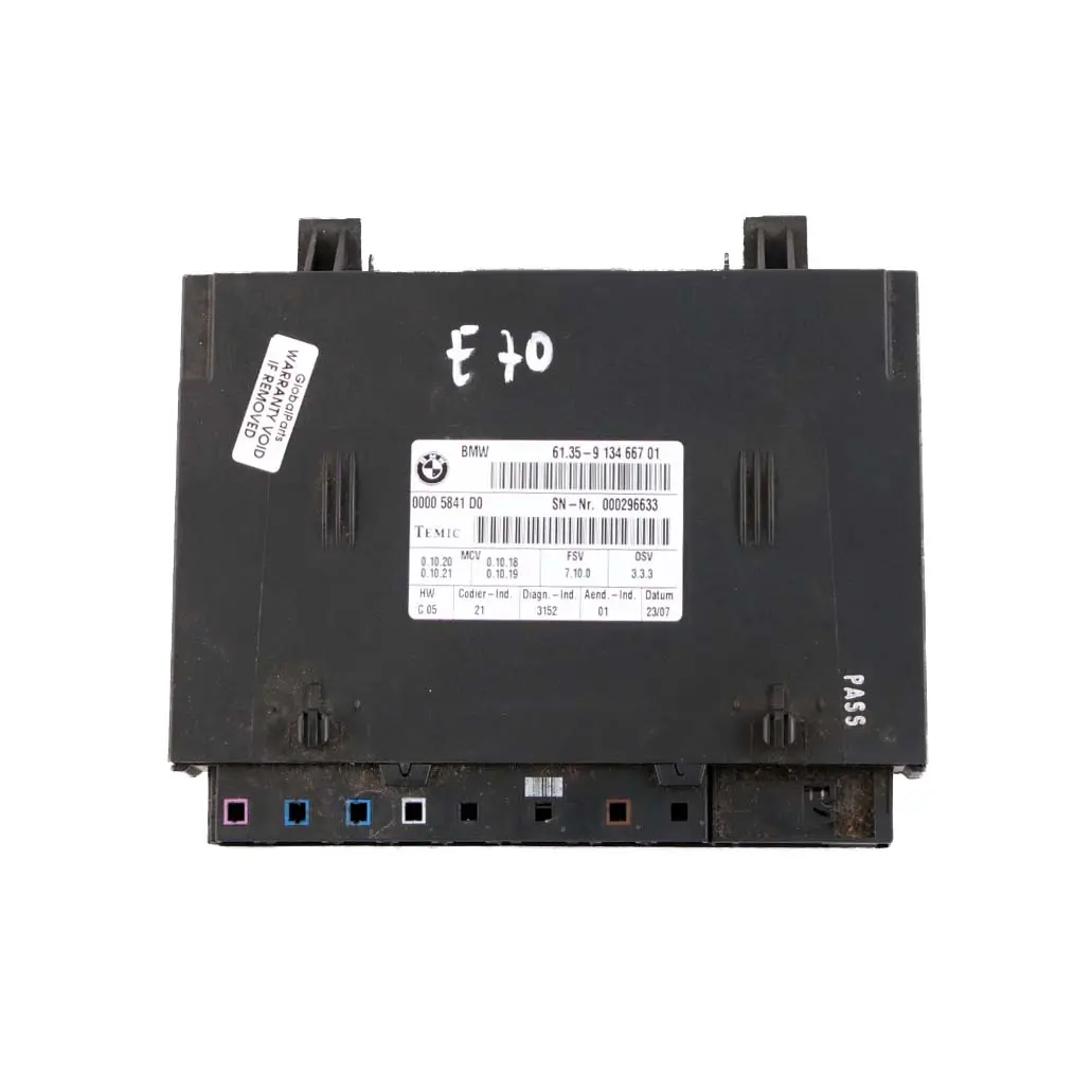 BMW 1 3 X5 Series E70 E87 E90 E91 E92 Seat Control Unit Module ECU - SKU 9134667 - Part number 9134667