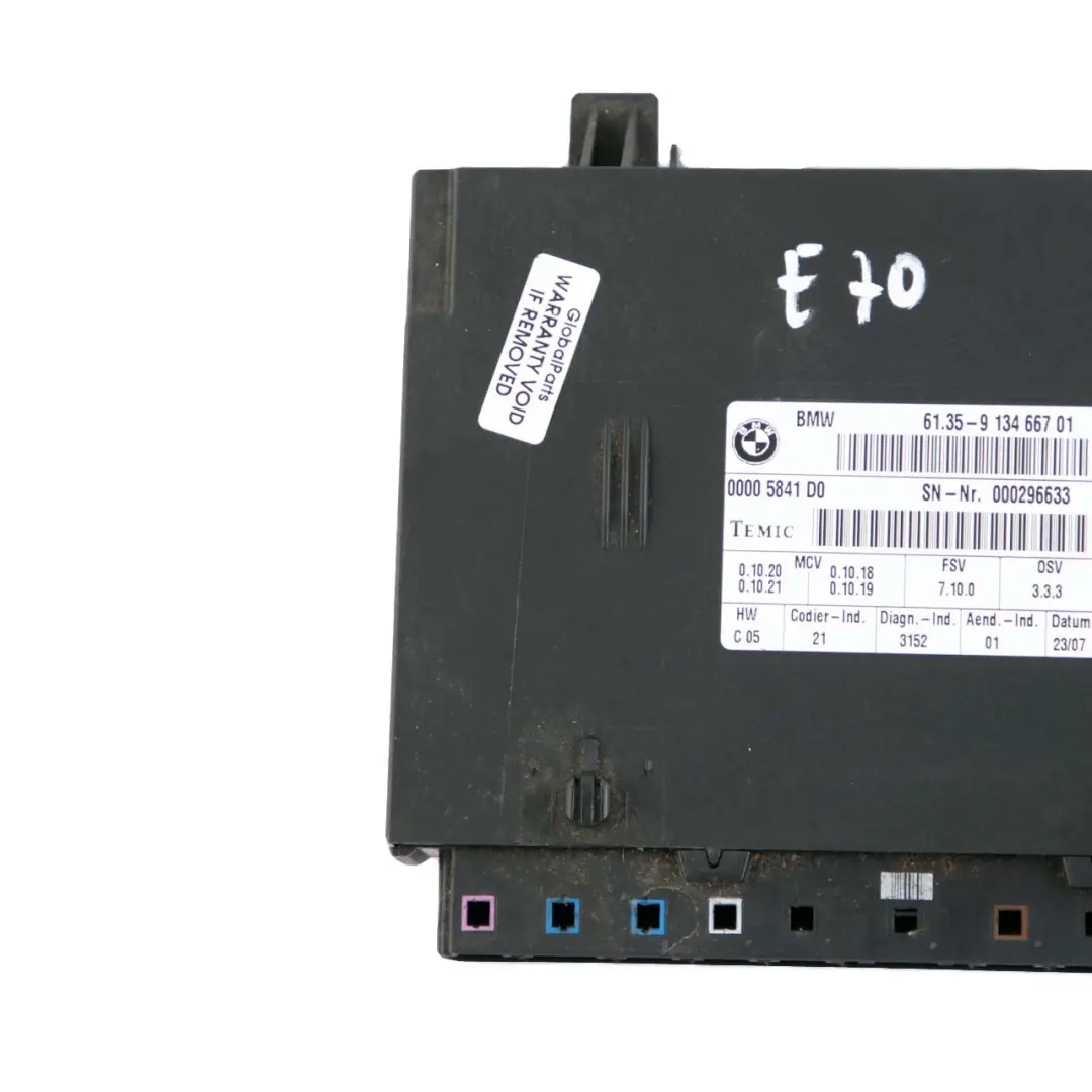 BMW 1 3 X5 Series E70 E87 E90 E91 E92 Seat Control Unit Module ECU - SKU 9134667 - Part number 9134667