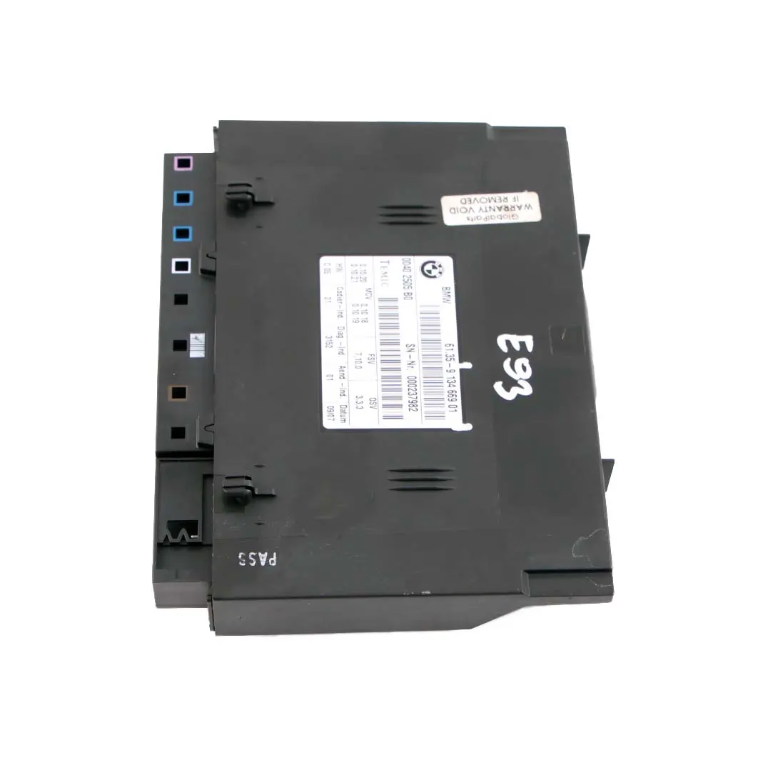 BMW 3 er E93 Sitzmodul Module ECU FSV 7.10.0 - SKU 9134669 - Teilenummer 9134669
