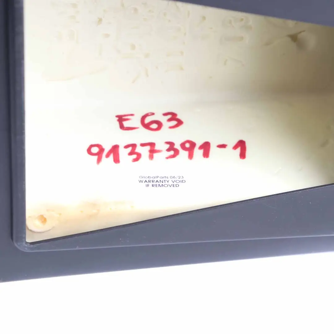 Armrest Leather Cover Rear Seat Arm Rest Trim Centre Black to BMW E63 with Part number 9137391 BMW E63 Armrest Leather Cover Rear Seat Arm Rest Trim Centre Black - SKU 9137391-1 - Part number 9137391