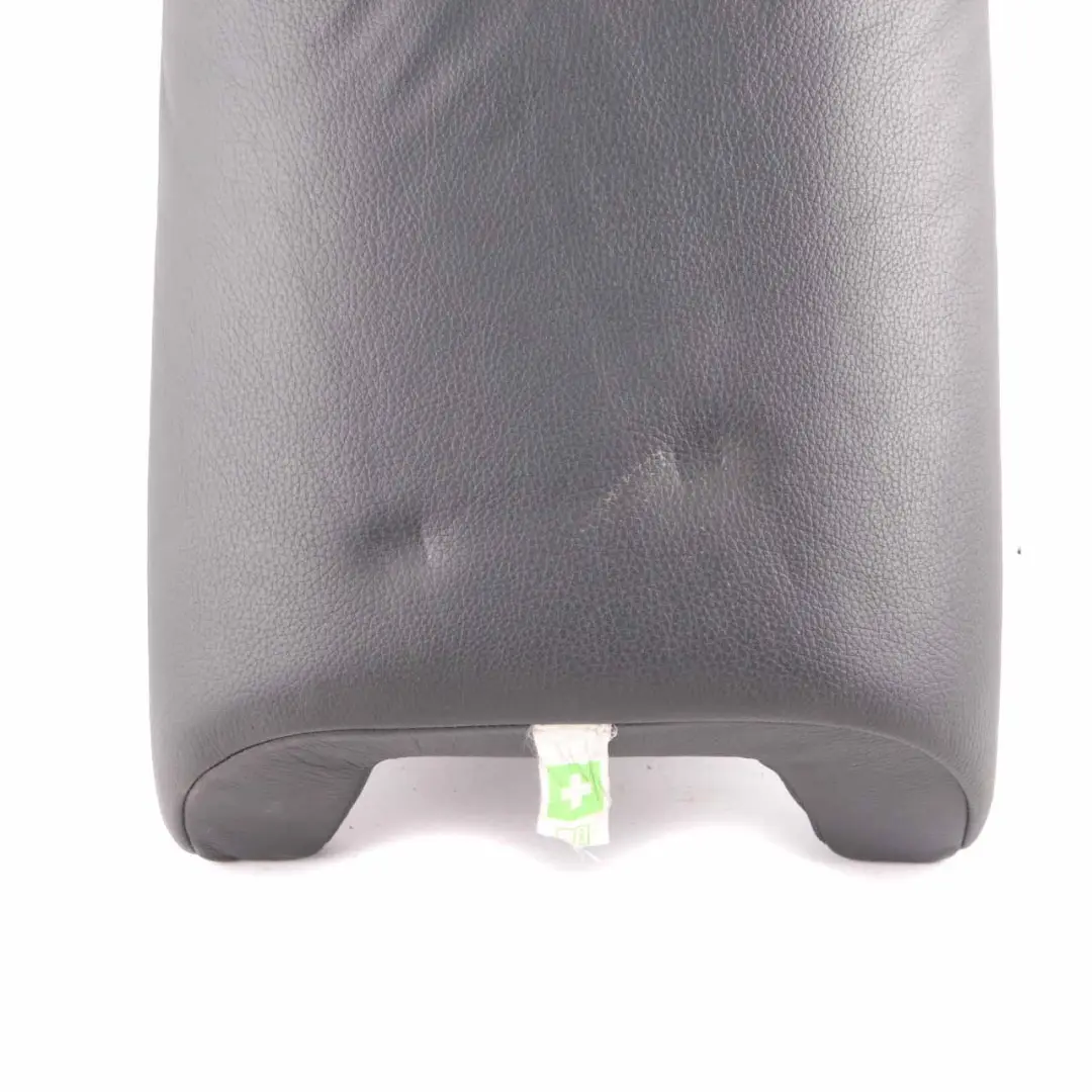 BMW E63 Armrest Leather Cover Rear Seat Arm Rest Trim Centre Black - SKU 9137391-1 - Part number 9137391