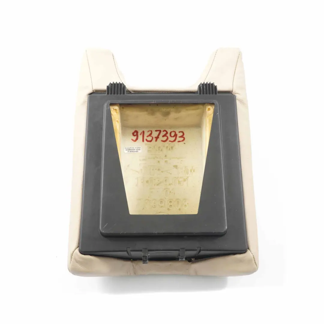 Housse Cuir Siège Arrière Accoudoir Centre Crème Beige pour BMW E63 E64 à propos du numéro de pièce 9137393 BMW E63 E64 Housse Cuir Siège Arrière Accoudoir Centre Crème Beige - SKU 9137393 - Numéro de pièce 9137393