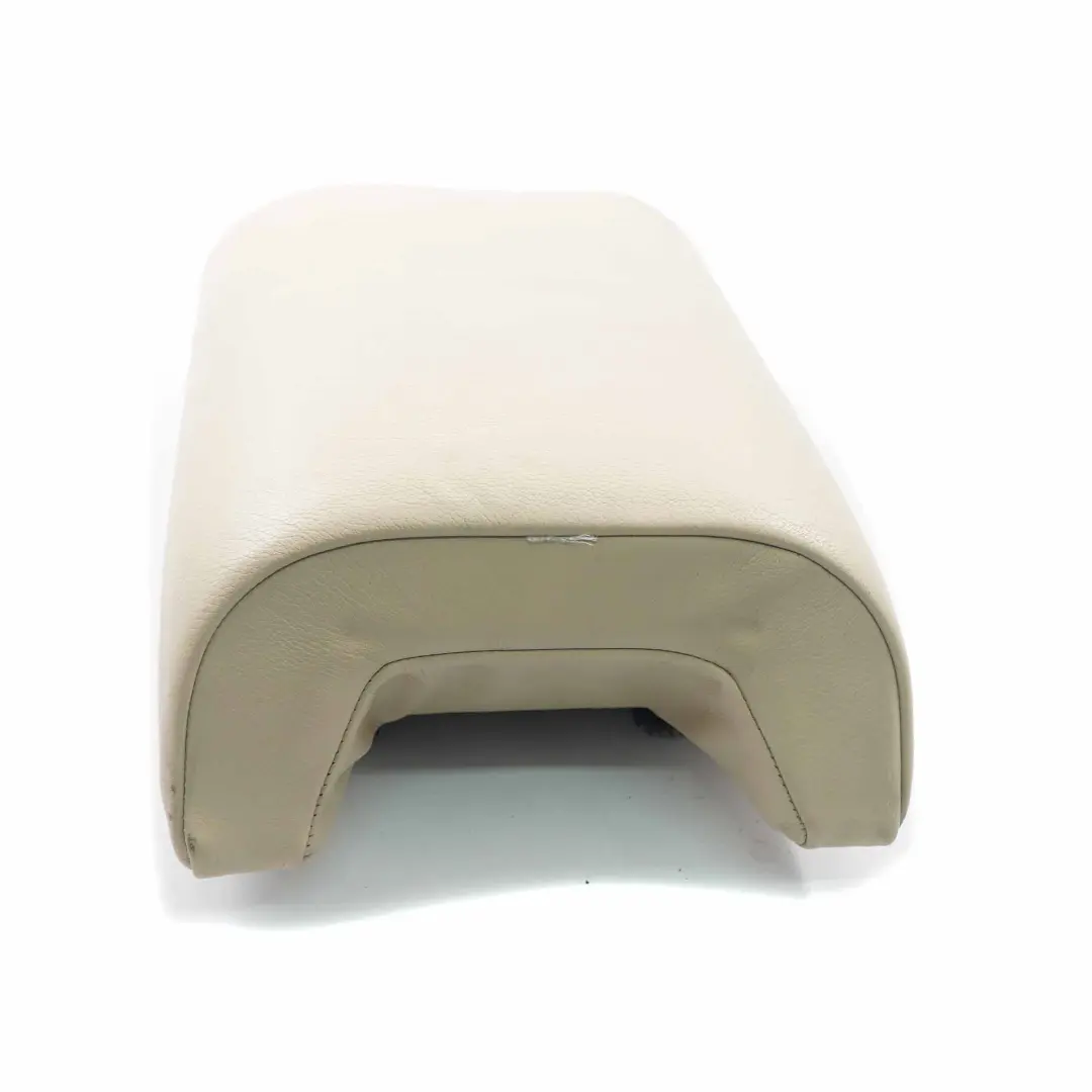 BMW E63 E64 Leather Cover Rear Seat Armrest Centre Cream Beige - SKU 9137393 - Part number 9137393