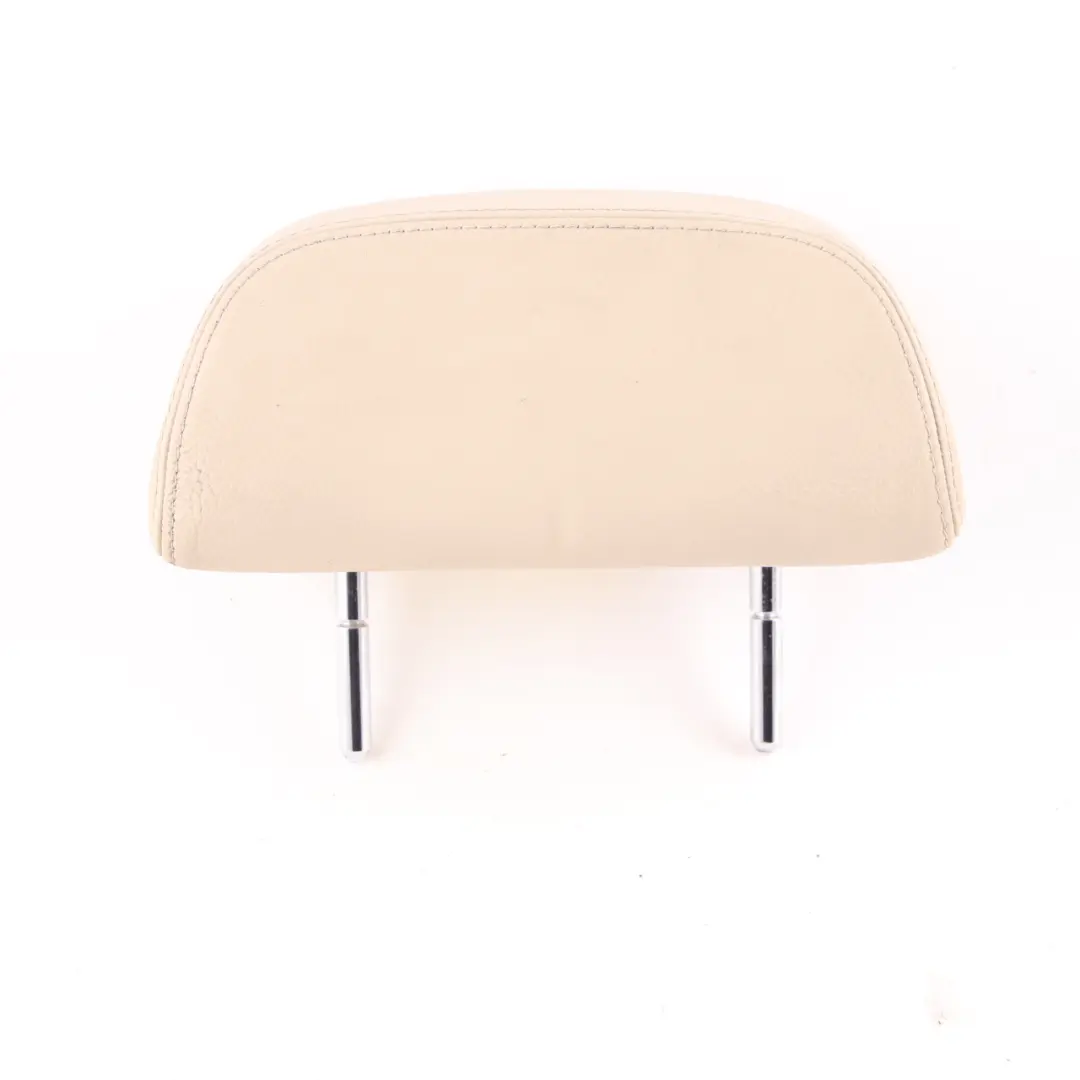 Headrest Rear Left Right N/O/S Cream Beige Leather Head Rest to BMW E63 E64 Seat with Part number 9137396 BMW E63 E64 Seat Headrest Rear Left Right N/O/S Cream Beige Leather Head Rest - SKU 9137396-1 - Part number 9137396