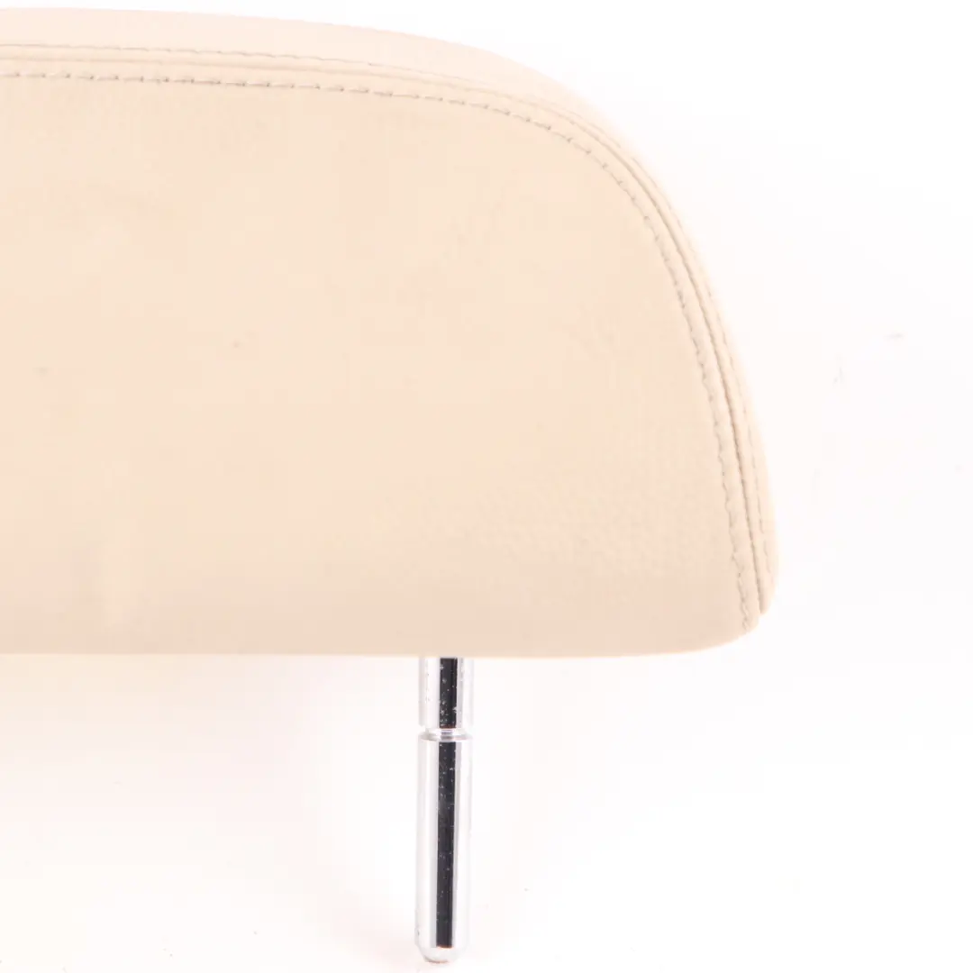 Headrest Rear Left Right N/O/S Cream Beige Leather Head Rest to BMW E63 E64 Seat with Part number 9137396 BMW E63 E64 Seat Headrest Rear Left Right N/O/S Cream Beige Leather Head Rest - SKU 9137396-1 - Part number 9137396