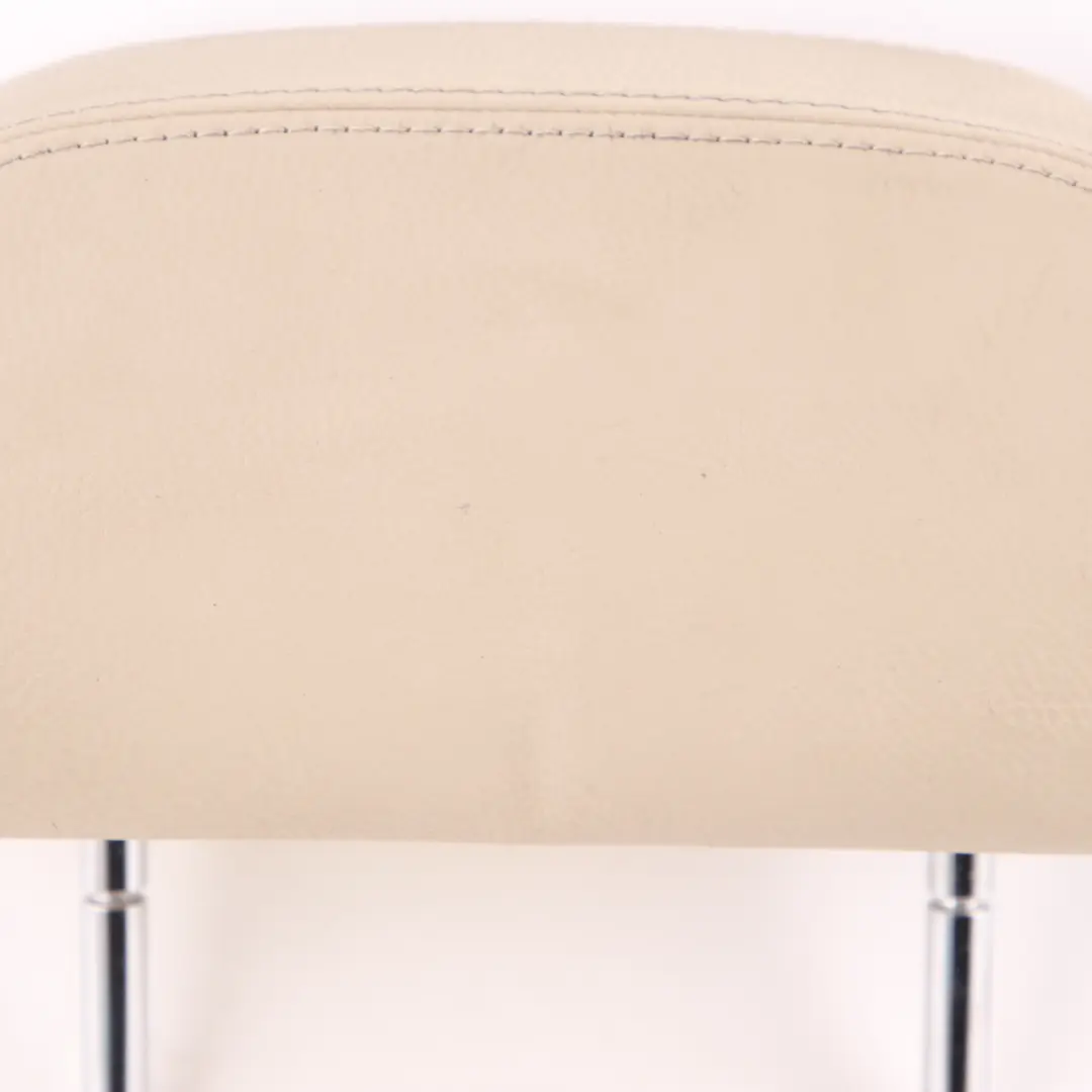 Headrest Rear Left Right N/O/S Cream Beige Leather Head Rest to BMW E63 E64 Seat with Part number 9137396 BMW E63 E64 Seat Headrest Rear Left Right N/O/S Cream Beige Leather Head Rest - SKU 9137396-1 - Part number 9137396