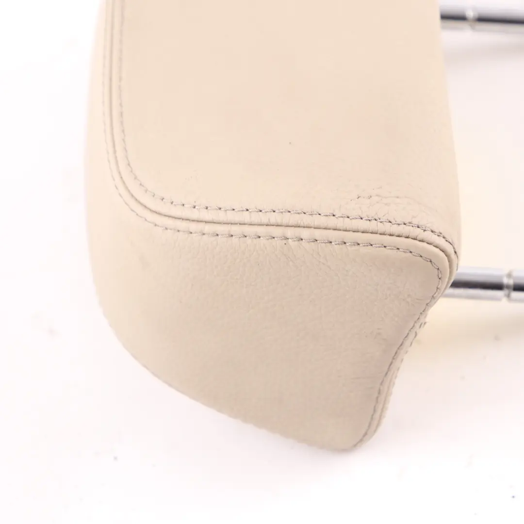Headrest Rear Left Right N/O/S Cream Beige Leather Head Rest to BMW E63 E64 Seat with Part number 9137396 BMW E63 E64 Seat Headrest Rear Left Right N/O/S Cream Beige Leather Head Rest - SKU 9137396-1 - Part number 9137396