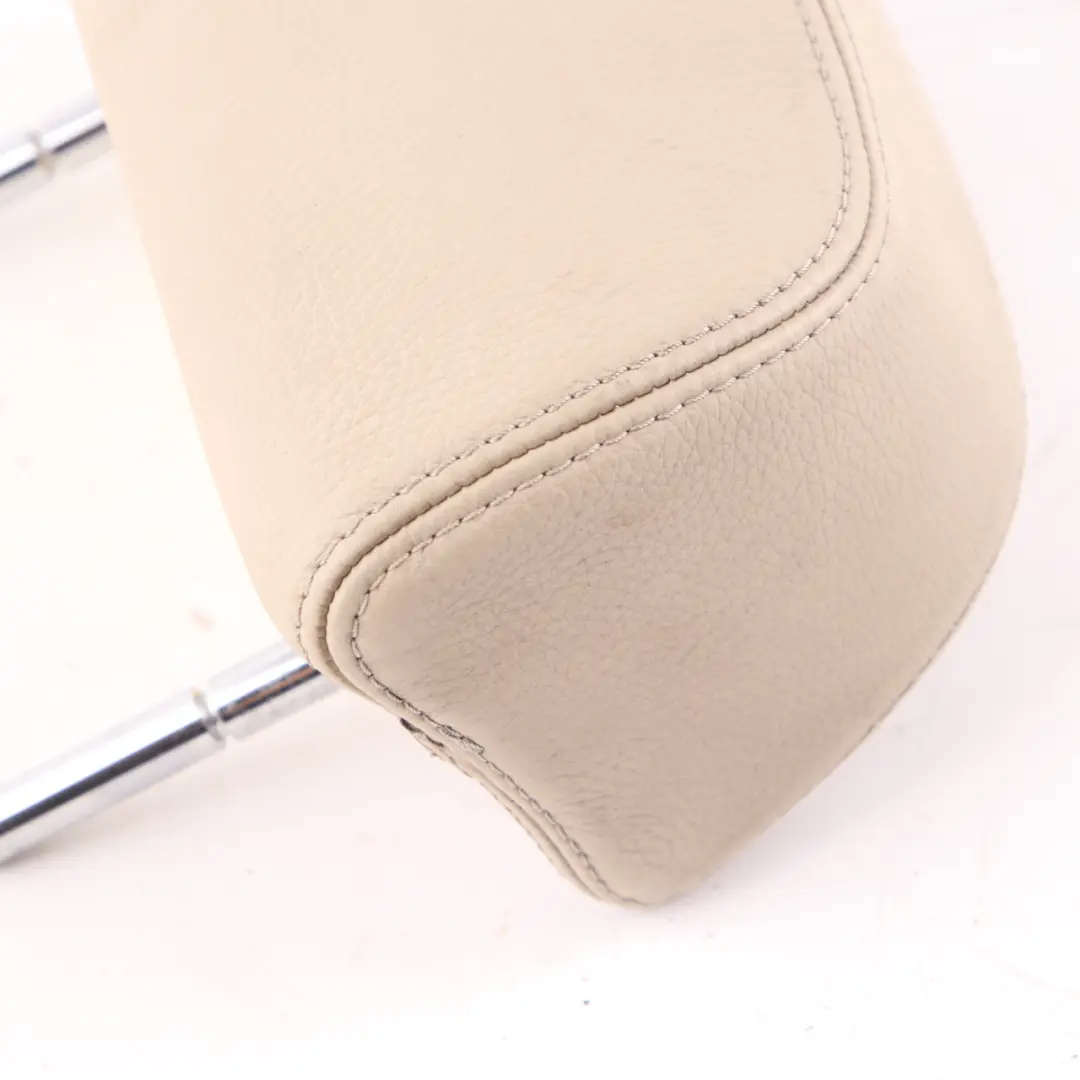 Headrest Rear Left Right N/O/S Cream Beige Leather Head Rest to BMW E63 E64 Seat with Part number 9137396 BMW E63 E64 Seat Headrest Rear Left Right N/O/S Cream Beige Leather Head Rest - SKU 9137396-1 - Part number 9137396