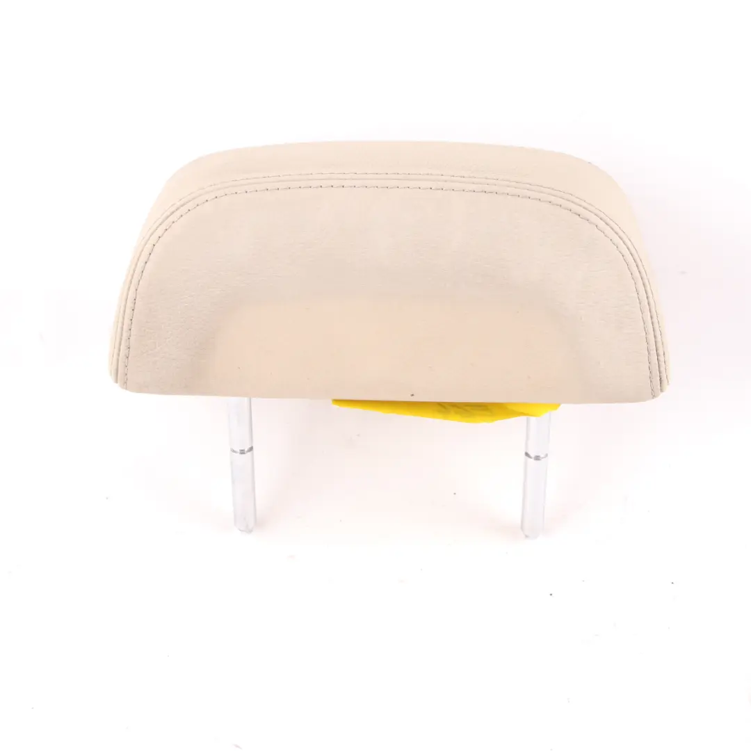 Headrest Rear Left Right N/O/S Cream Beige Leather Head Rest to BMW E63 E64 Seat with Part number 9137396 BMW E63 E64 Seat Headrest Rear Left Right N/O/S Cream Beige Leather Head Rest - SKU 9137396-1 - Part number 9137396