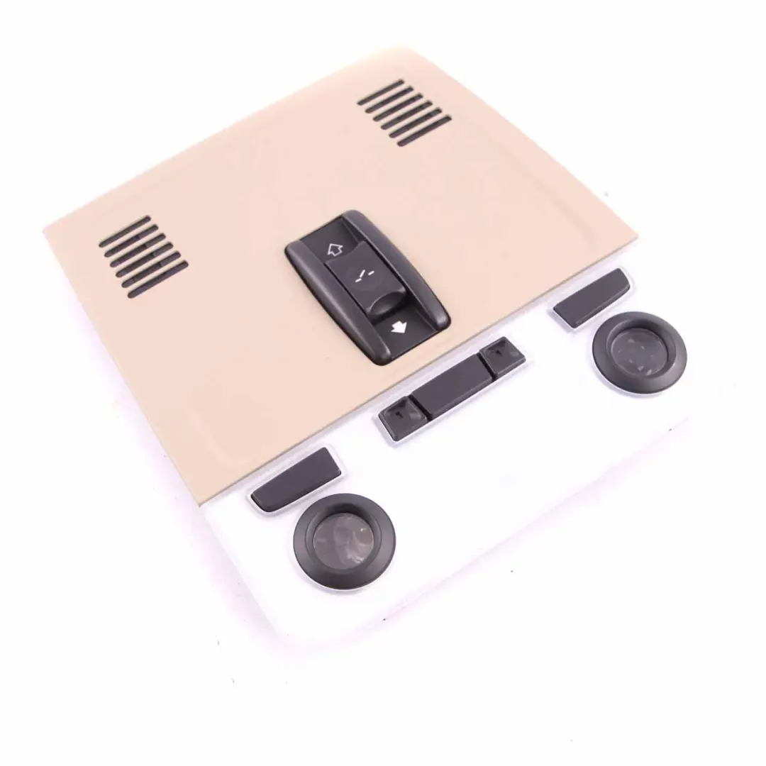 Switch Unit Roof Light Control Headliner Module Beige to BMW E92 with Part number 9225522 BMW E92 Switch Unit Roof Light Control Headliner Module Beige - SKU 9137508 - Part number 9225522