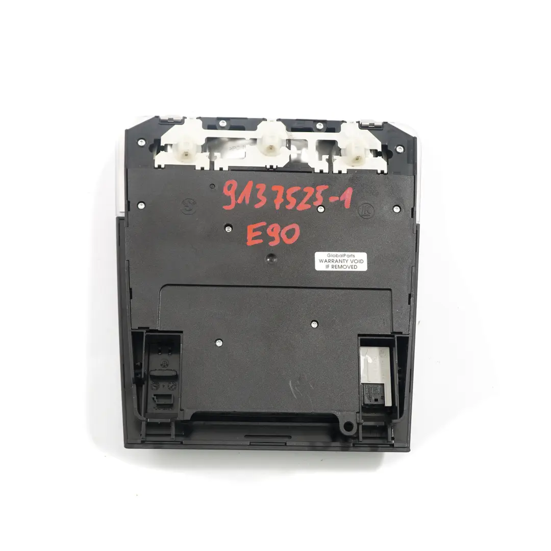  Interruptor de Luz de Techo BMW E81 E87 E90 E92 1 Unidad Botón Negro - SKU 9137525-1 - Número de pieza 9137525