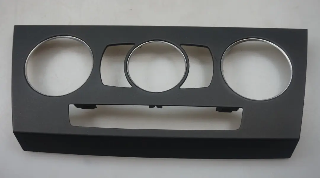 BMW 3 Series E90 E91 LCI Front plate of controls air conditioner CHROME - SKU 9137563 - Part number 51459137563
