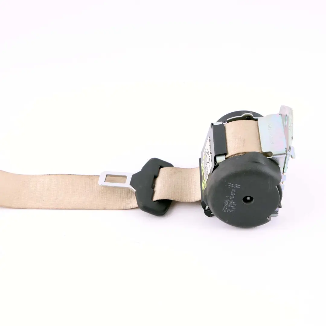 Upper Seat Belt Rear Left Right N/O/S Cream Beige to BMW 3 Series E92 LCI with Part number 9137614 BMW 3 Series E92 LCI Upper Seat Belt Rear Left Right N/O/S Cream Beige - SKU 9137614 - Part number 9137614