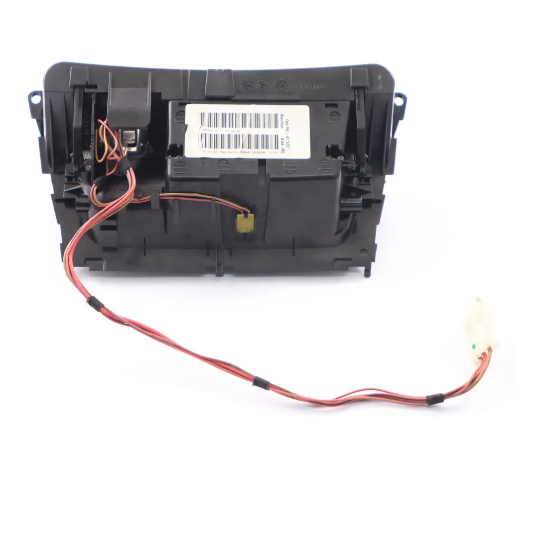 BMW E87 LCI E81 E82 E88 Consola Central Cenicero Kaschmir Silber - SKU 9137624 - Número de pieza 9137624
