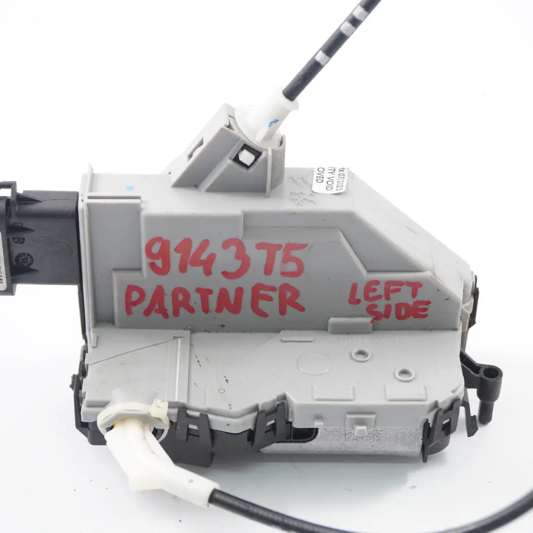  Citroen Berlingo Peugeot Partner Sliding Door Lock Actuator Left N/S - SKU 9137N4 - Part number 9137N4