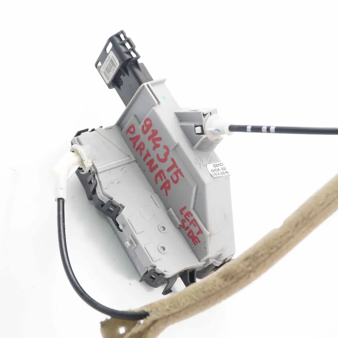 Citroen Berlingo Actionneur verrouillage porte coulissante gauche pour à propos du numéro de pièce 9137N4 Citroen Berlingo Actionneur verrouillage porte coulissante gauche - SKU 9137N4 - Numéro de pièce 9137N4