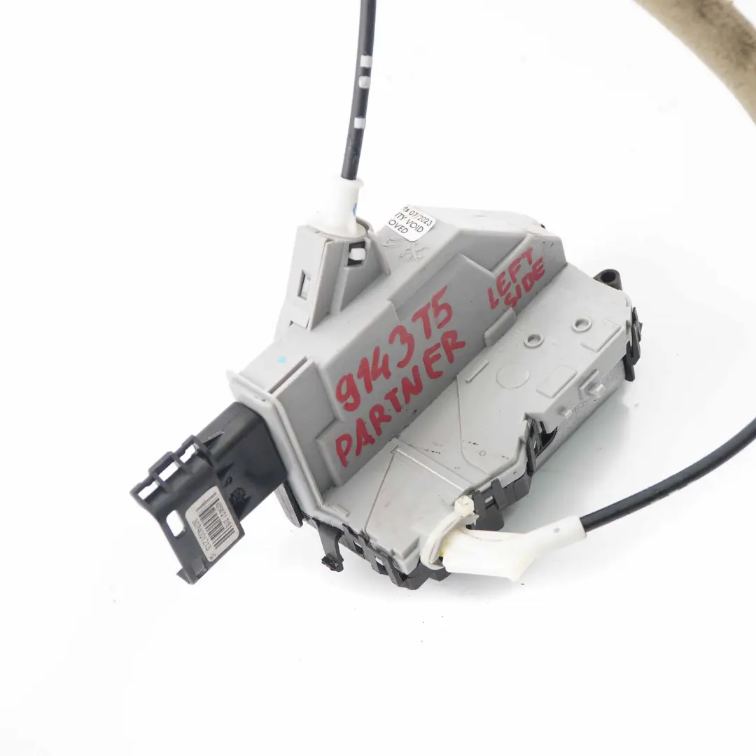 Citroen Berlingo Peugeot Partner Actuador cerradura puerta izquierda para con número de pieza 9137N4 Citroen Berlingo Peugeot Partner Actuador cerradura puerta izquierda - SKU 9137N4 - Número de pieza 9137N4