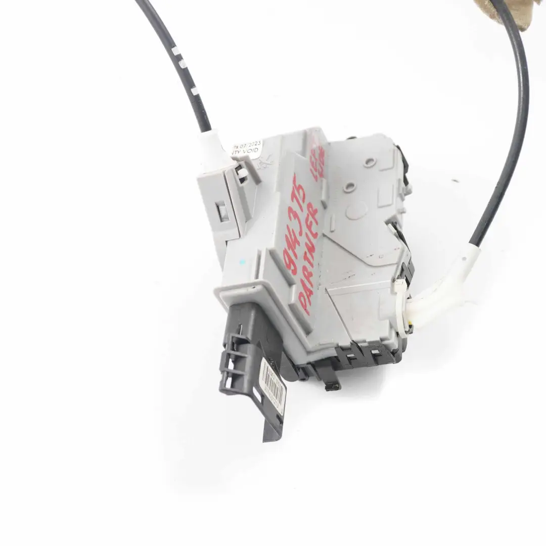 Citroen Berlingo Peugeot Partner Sliding Door Lock Actuator Left N/S to with Part number 9137N4 Citroen Berlingo Peugeot Partner Sliding Door Lock Actuator Left N/S - SKU 9137N4 - Part number 9137N4