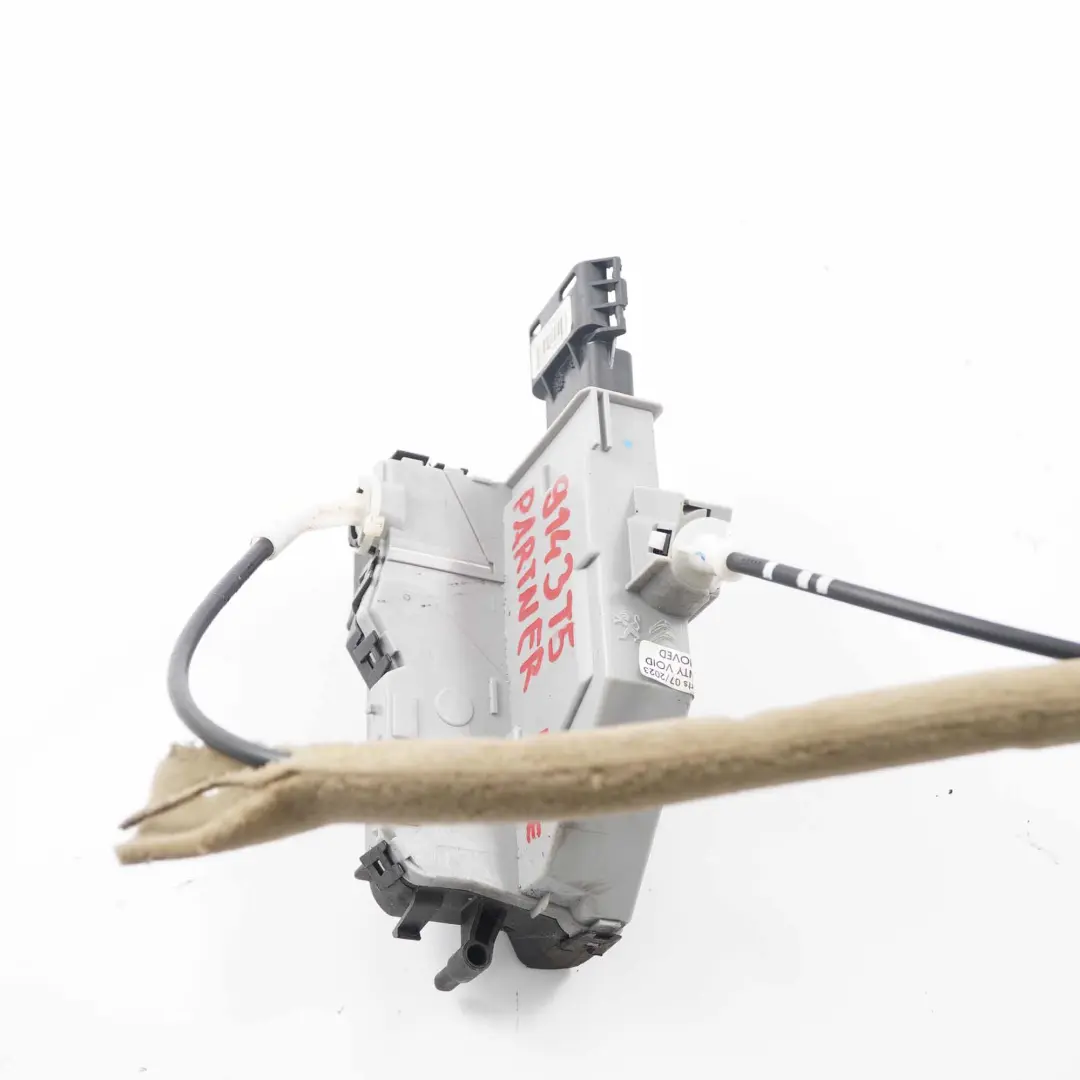 Citroen Berlingo Peugeot Partner Sliding Door Lock Actuator Left N/S to with Part number 9137N4 Citroen Berlingo Peugeot Partner Sliding Door Lock Actuator Left N/S - SKU 9137N4 - Part number 9137N4