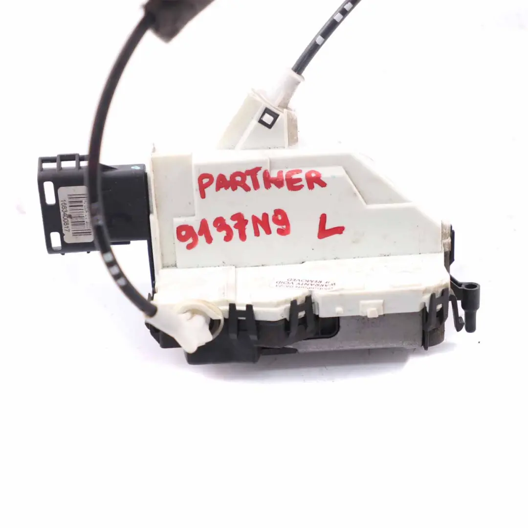  Citroen Berlingo Peugeot Partner Mk2 Sliding Door Lock Actuator Left N/S - SKU 9137N9 - Part number 9137N9