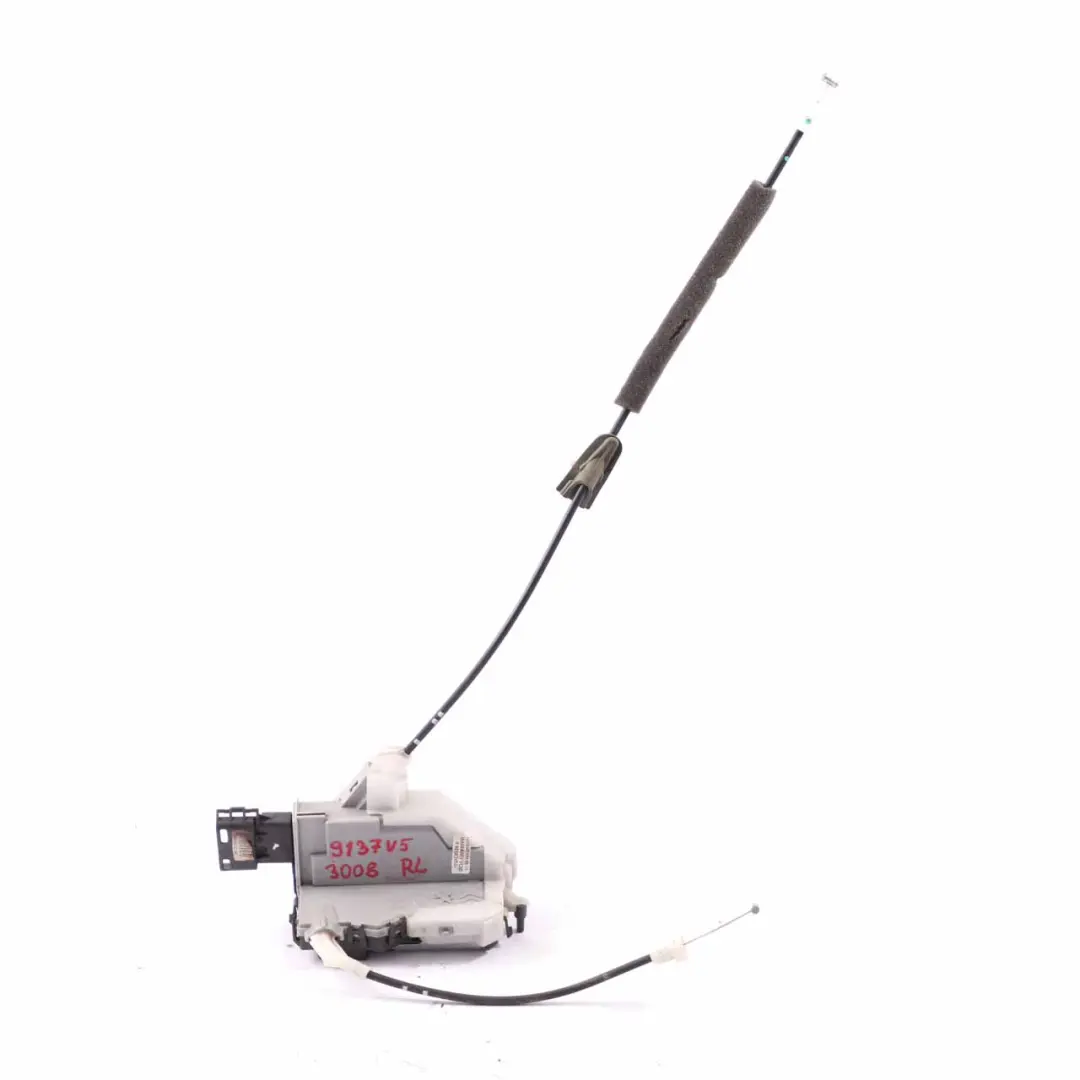 cerradura puerta trasera izquierda pestillo accionamiento para Peugeot 3008 con número de pieza 9137V5 Peugeot 3008 cerradura puerta trasera izquierda pestillo accionamiento - SKU 9137V5 - Número de pieza 9137V5