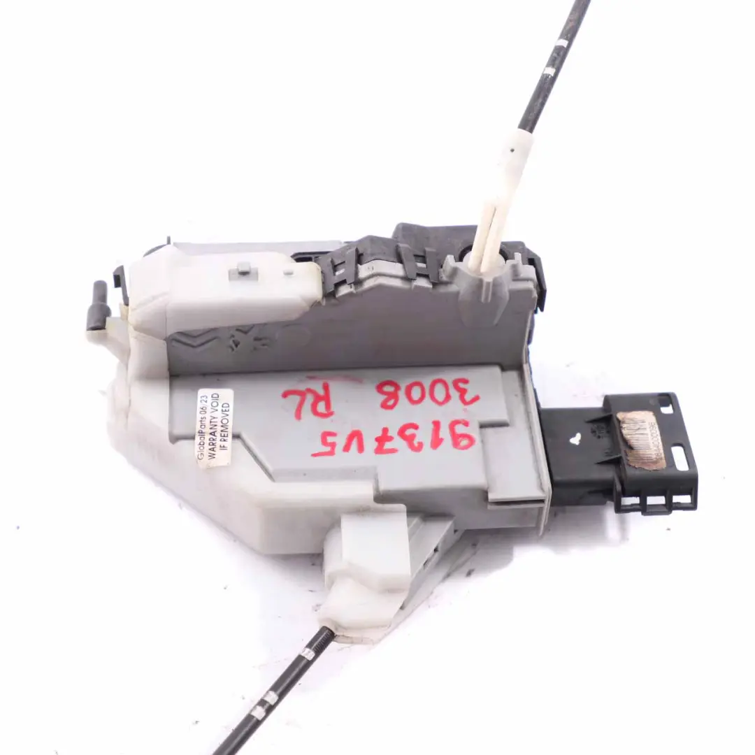 Serrure de porte arrière gauche Mécanisme de verrouillage pour Peugeot 3008 à propos du numéro de pièce 9137V5 Peugeot 3008 Serrure de porte arrière gauche Mécanisme de verrouillage - SKU 9137V5 - Numéro de pièce 9137V5