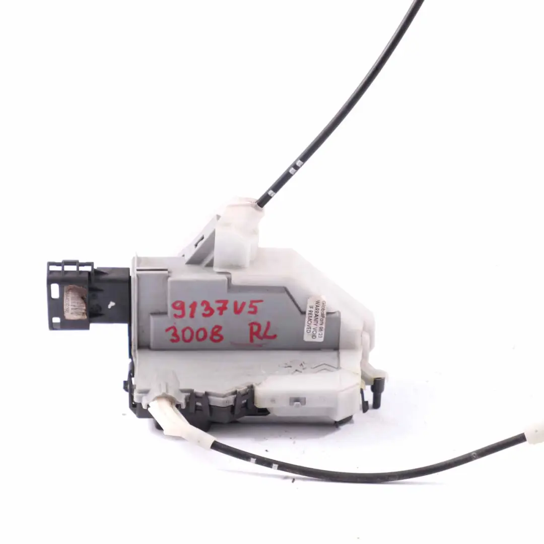 Peugeot 3008 Türschloss hinten links Verriegelung Actuator Mechanismus - SKU 9137V5 - Teilenummer 9137V5