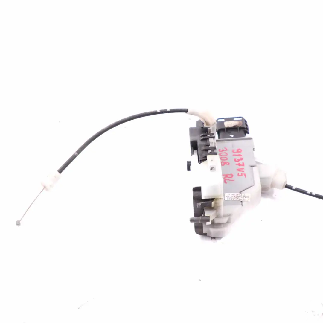 Door Lock Rear Left N/S Latch Catch Actuator Mechanism to Peugeot 3008 with Part number 9137V5 Peugeot 3008 Door Lock Rear Left N/S Latch Catch Actuator Mechanism - SKU 9137V5 - Part number 9137V5