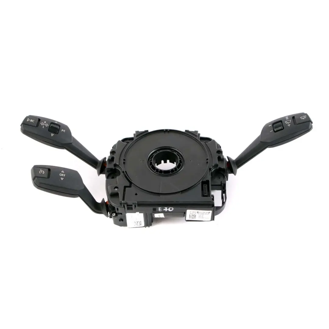 Switch Cluster Steering Column Wiper Stalk pour BMW X5 Series E70 E70N LCI à propos du numéro de pièce 9138206 BMW X5 Series E70 E70N LCI Switch Cluster Steering Column Wiper Stalk - SKU 9138206 - Numéro de pièce 9138206