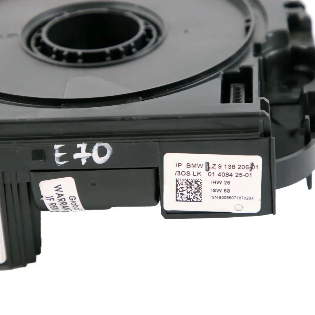 BMW X5 Series E70 E70N LCI Switch Cluster Steering Column Wiper Stalk - SKU 9138206 - Numéro de pièce 9138206