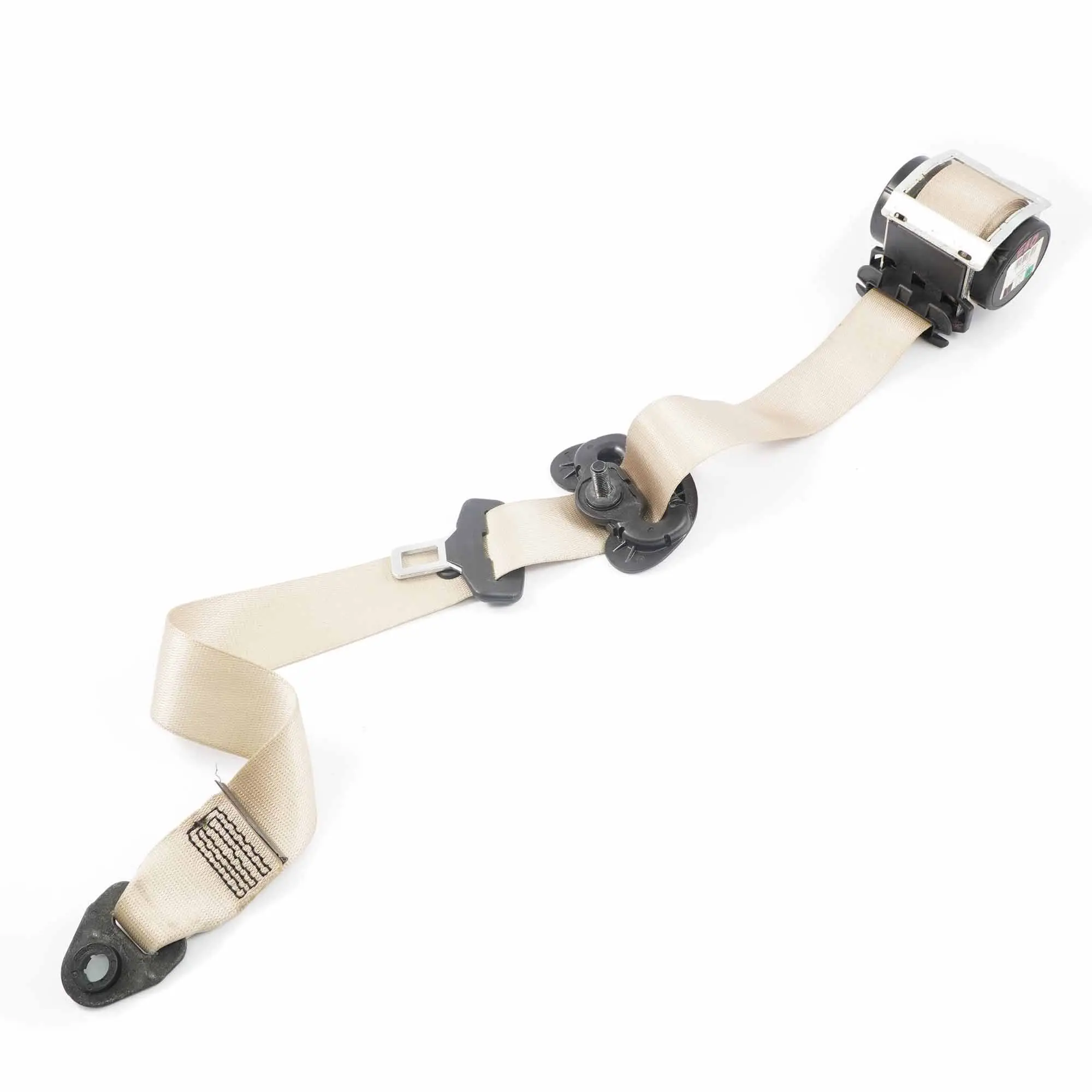 BMW E60 E61 Seat Upper Belt Force Limiter Creambeige Front Right O/S 9138250