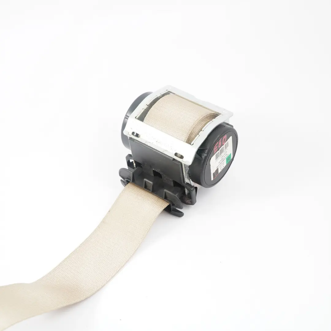 BMW E60 E61 Seat Upper Belt Force Limiter Creambeige Front Right O/S - SKU 9138250 - Part number 9138250