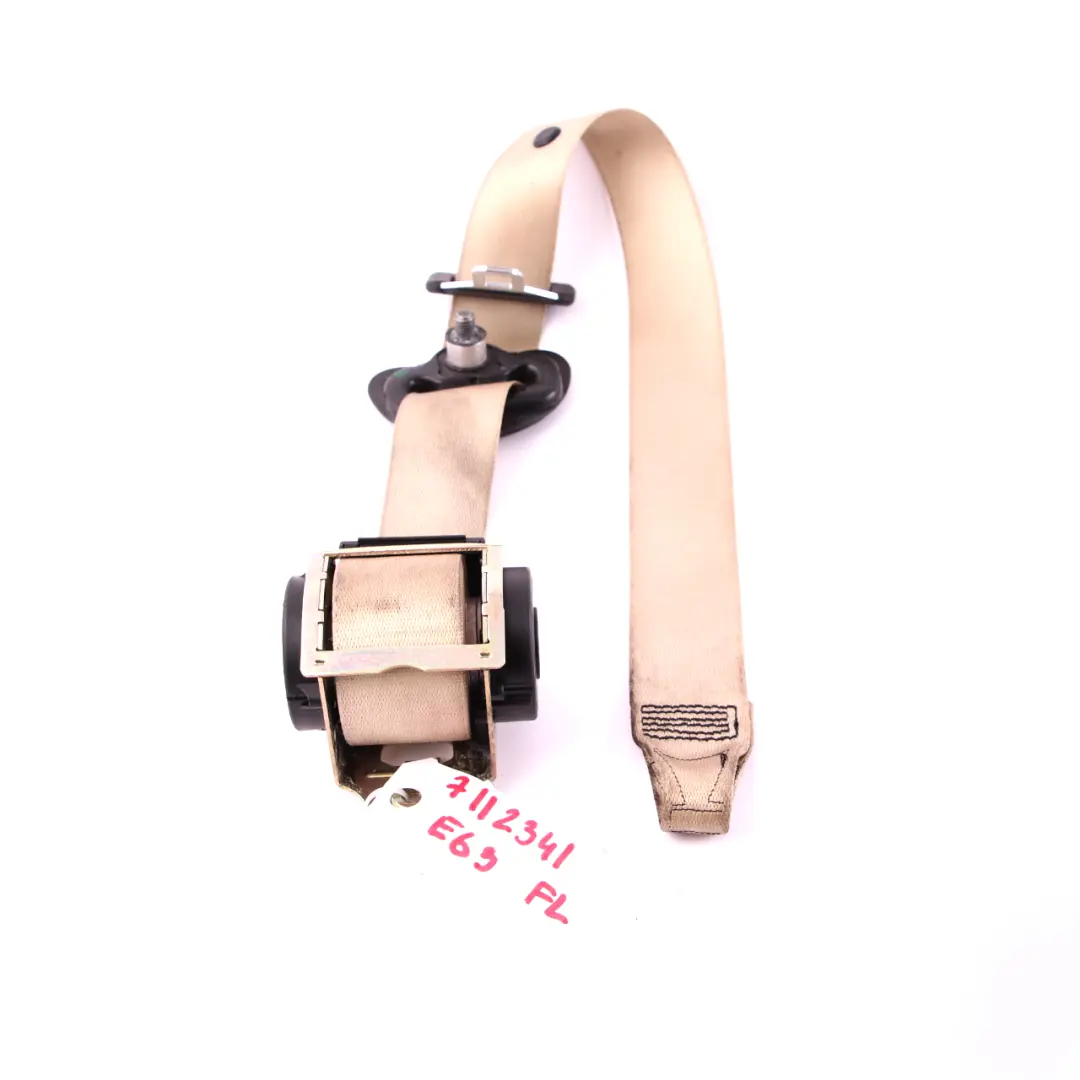 Upper Belt Force Limiter Front Left N/S Creambeige 7112341 to BMW 6 Series E63 with Part number 9138265 BMW 6 Series E63 Upper Belt Force Limiter Front Left N/S Creambeige 7112341 - SKU 9138265 - Part number 9138265