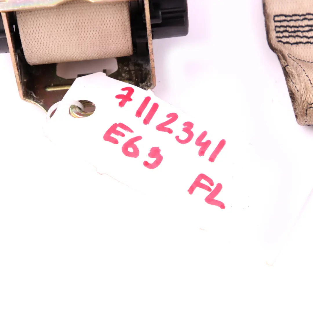 Upper Belt Force Limiter Front Left N/S Creambeige 7112341 to BMW 6 Series E63 with Part number 9138265 BMW 6 Series E63 Upper Belt Force Limiter Front Left N/S Creambeige 7112341 - SKU 9138265 - Part number 9138265