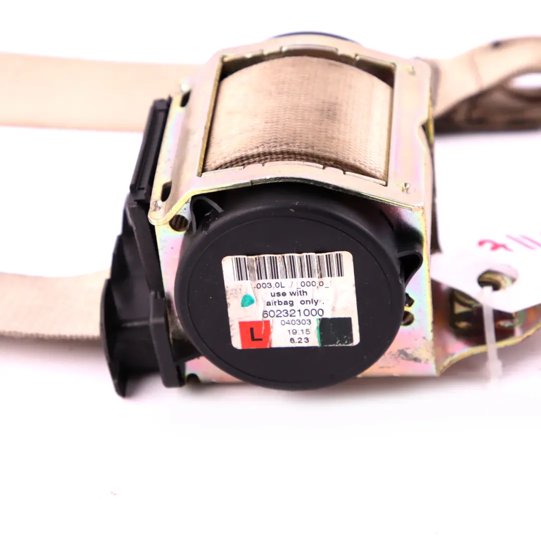 Upper Belt Force Limiter Front Left N/S Creambeige 7112341 to BMW 6 Series E63 with Part number 9138265 BMW 6 Series E63 Upper Belt Force Limiter Front Left N/S Creambeige 7112341 - SKU 9138265 - Part number 9138265