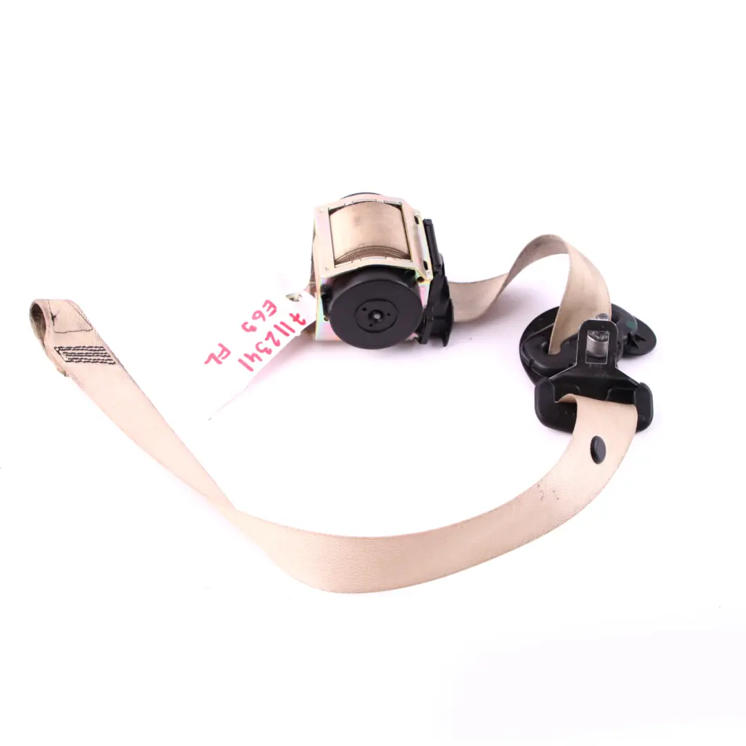 Upper Belt Force Limiter Front Left N/S Creambeige 7112341 to BMW 6 Series E63 with Part number 9138265 BMW 6 Series E63 Upper Belt Force Limiter Front Left N/S Creambeige 7112341 - SKU 9138265 - Part number 9138265
