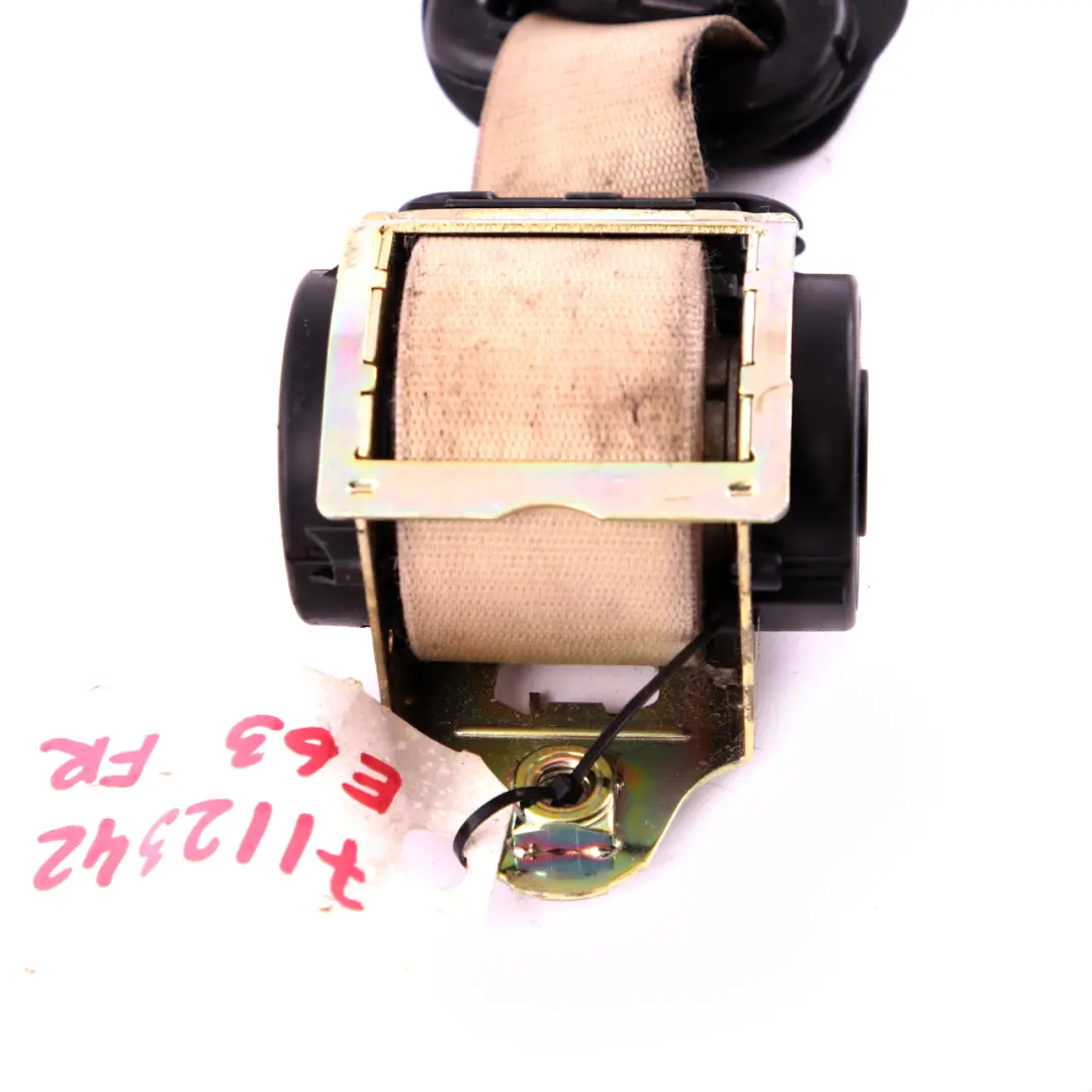 Safety Seat Upper Belt Front Right O/S Creambeige 7112342 to BMW 6 Series E63 with Part number 9138268 BMW 6 Series E63 Safety Seat Upper Belt Front Right O/S Creambeige 7112342 - SKU 9138268 - Part number 9138268