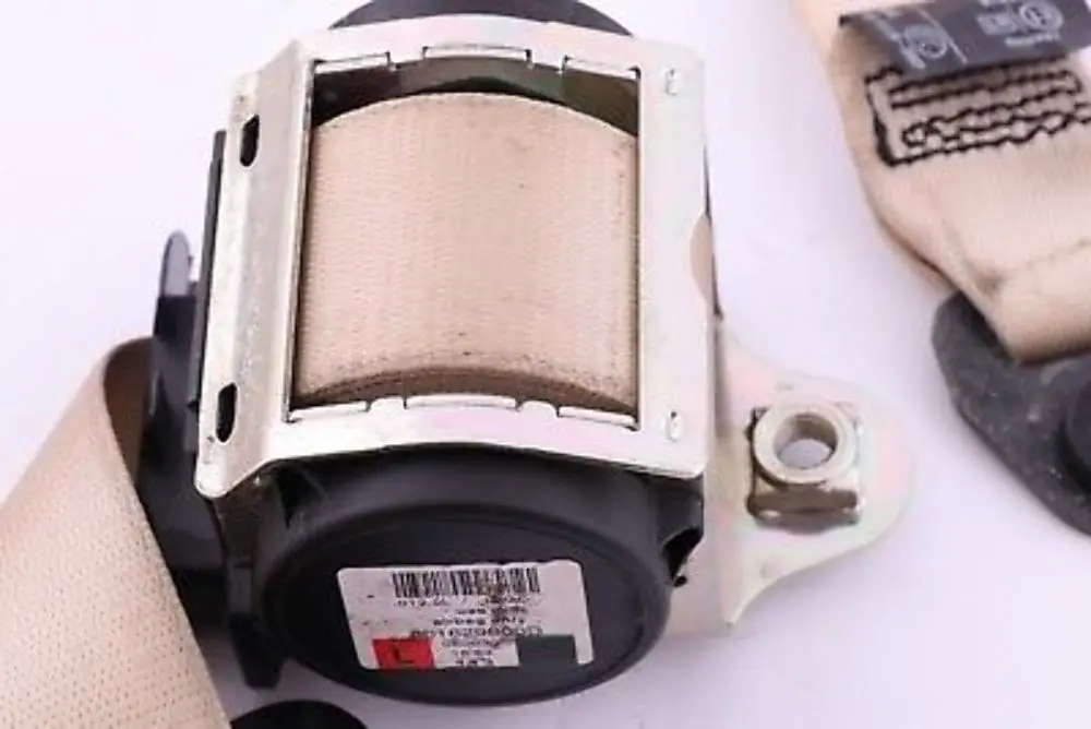 BMW E60 E61 LCI Upper Belt Force Limiter Front Left N/S Beige - SKU 9138313 - Part number 9138313