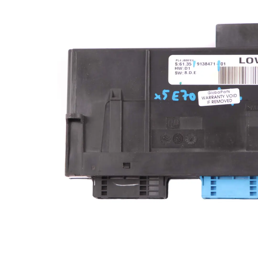  Body Control Module BMW X5 E70 ECU Junction Box LOW PL4 JBBFEII 2 - SKU 9138471 - Part number 9138471