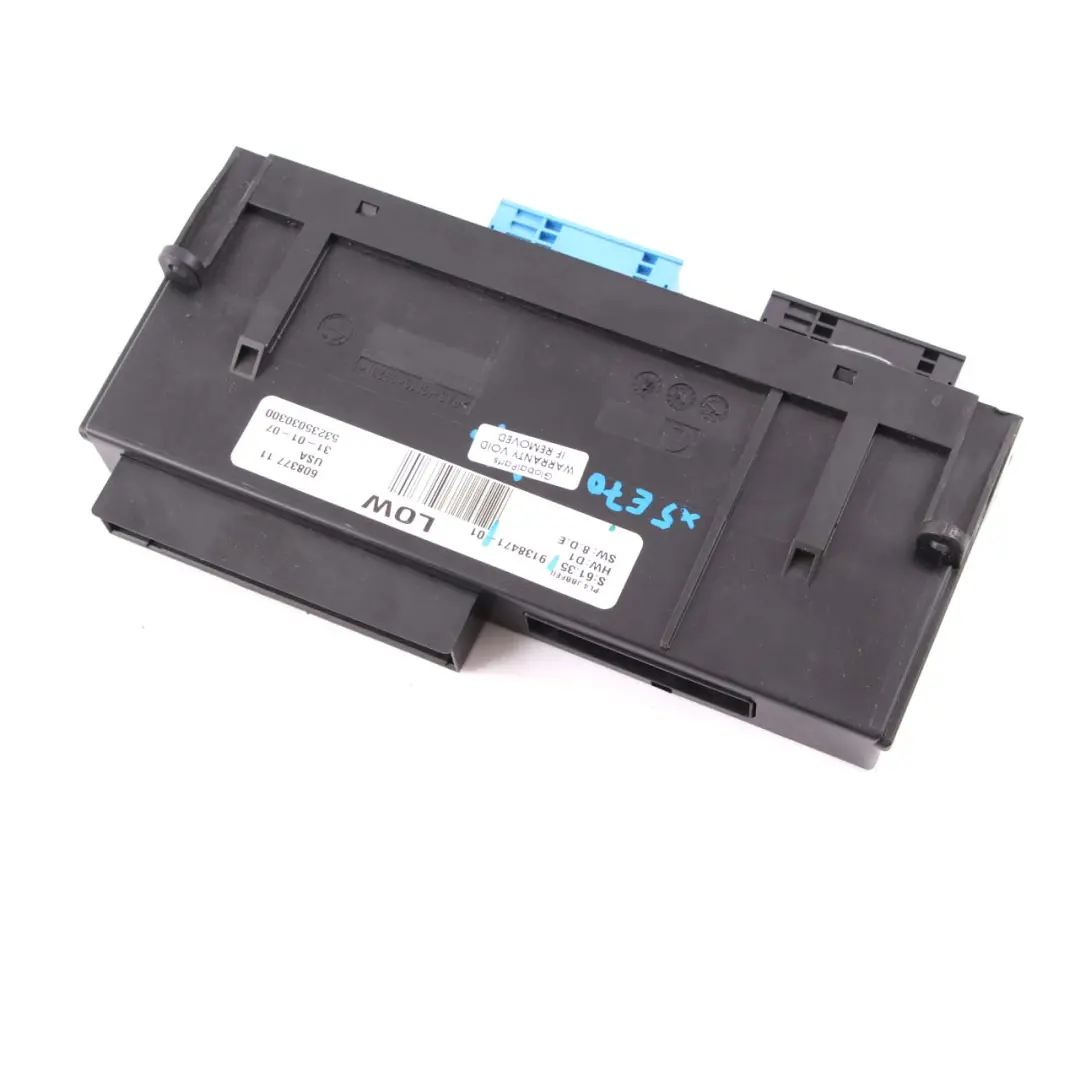  Body Control Module BMW X5 E70 ECU Junction Box LOW PL4 JBBFEII 2 - SKU 9138471 - Part number 9138471