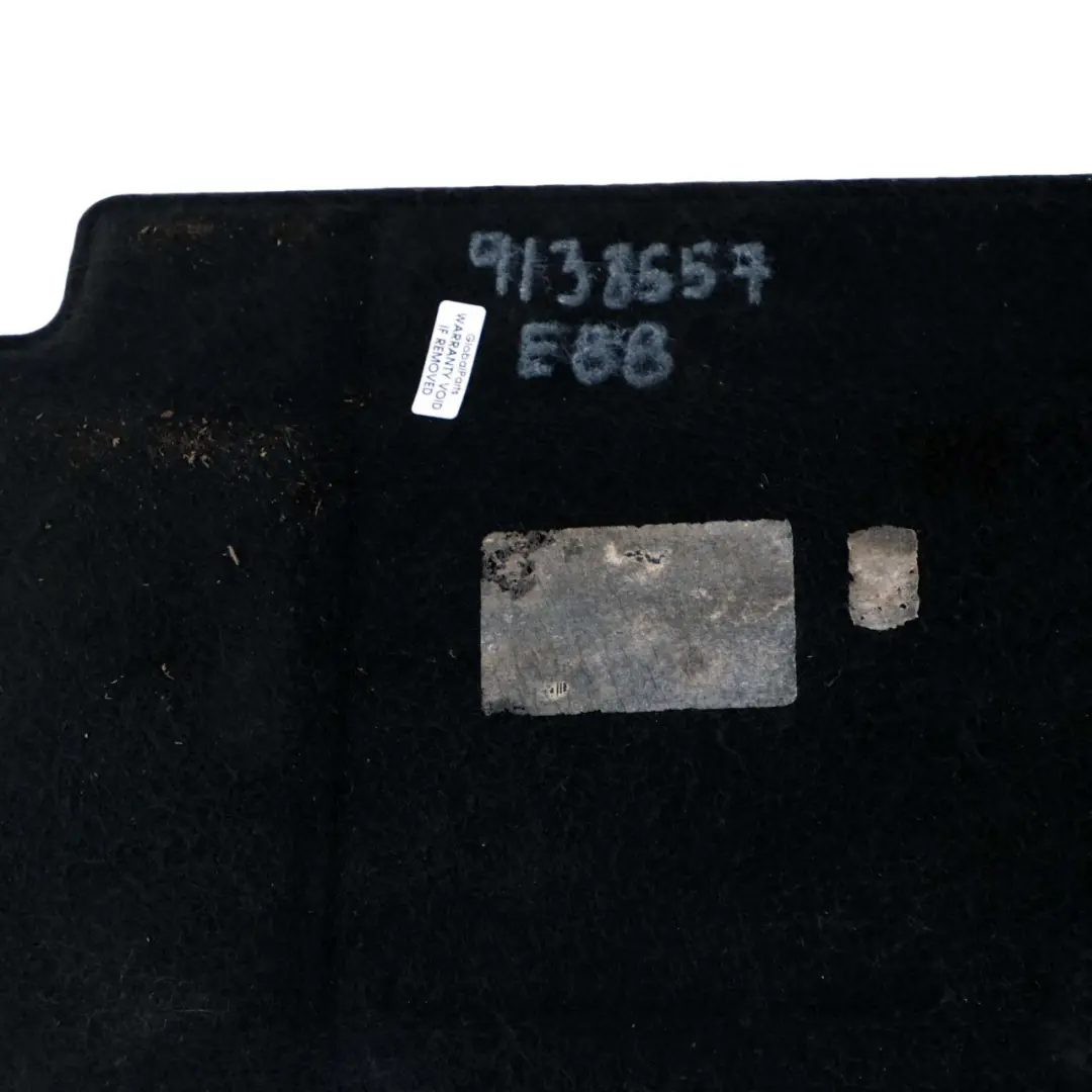 Boot Carpet Floor Luggage Compartment to BMW 1 Series E88 Convertible with Part number 6960415 BMW 1 Series E88 Convertible Boot Carpet Floor Luggage Compartment - SKU 9138557 - Part number 6960415