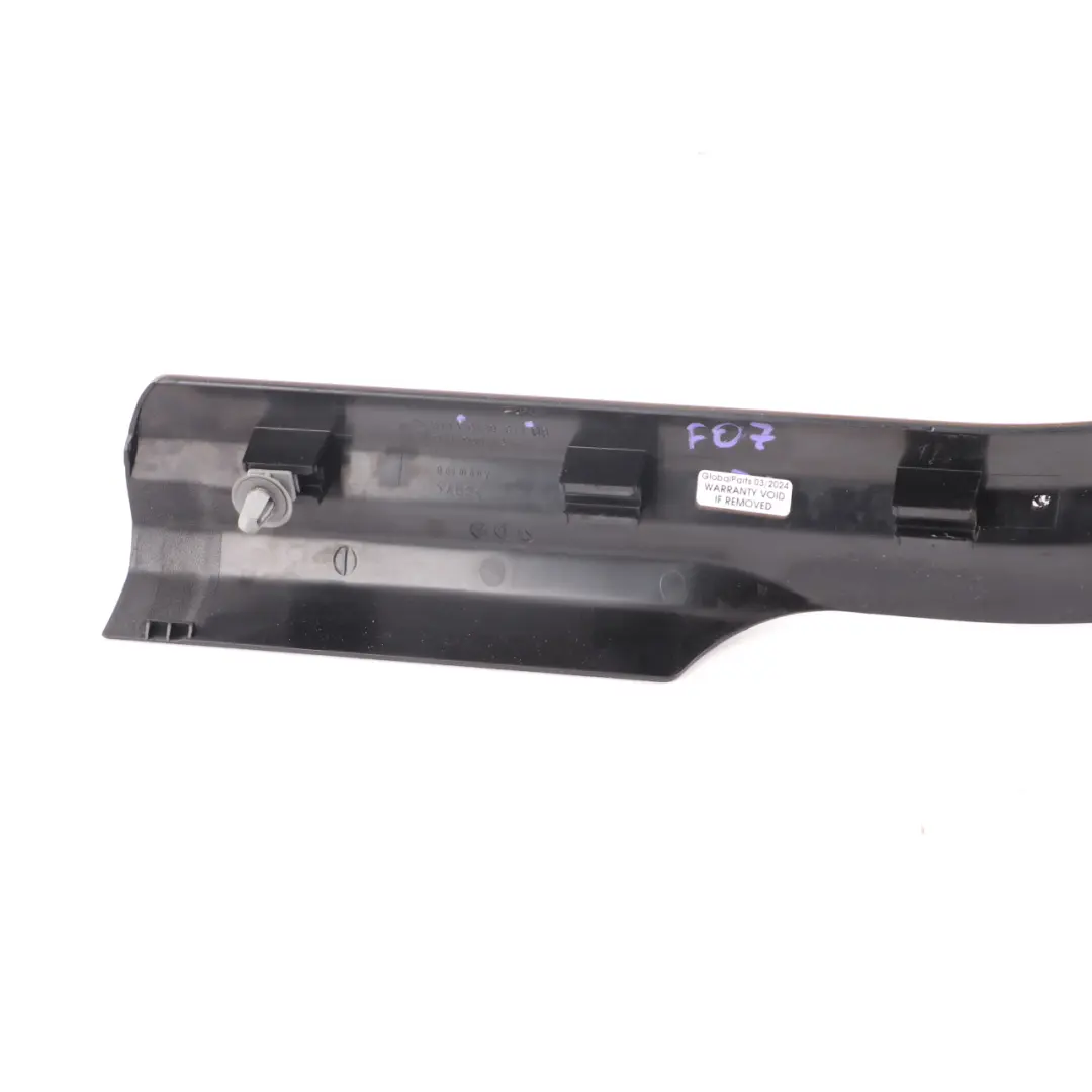  Panel BMW F07 GT Rear Entrance Cover Interior Trim Left N/S Black - SKU 9138917 - Part number 9167361