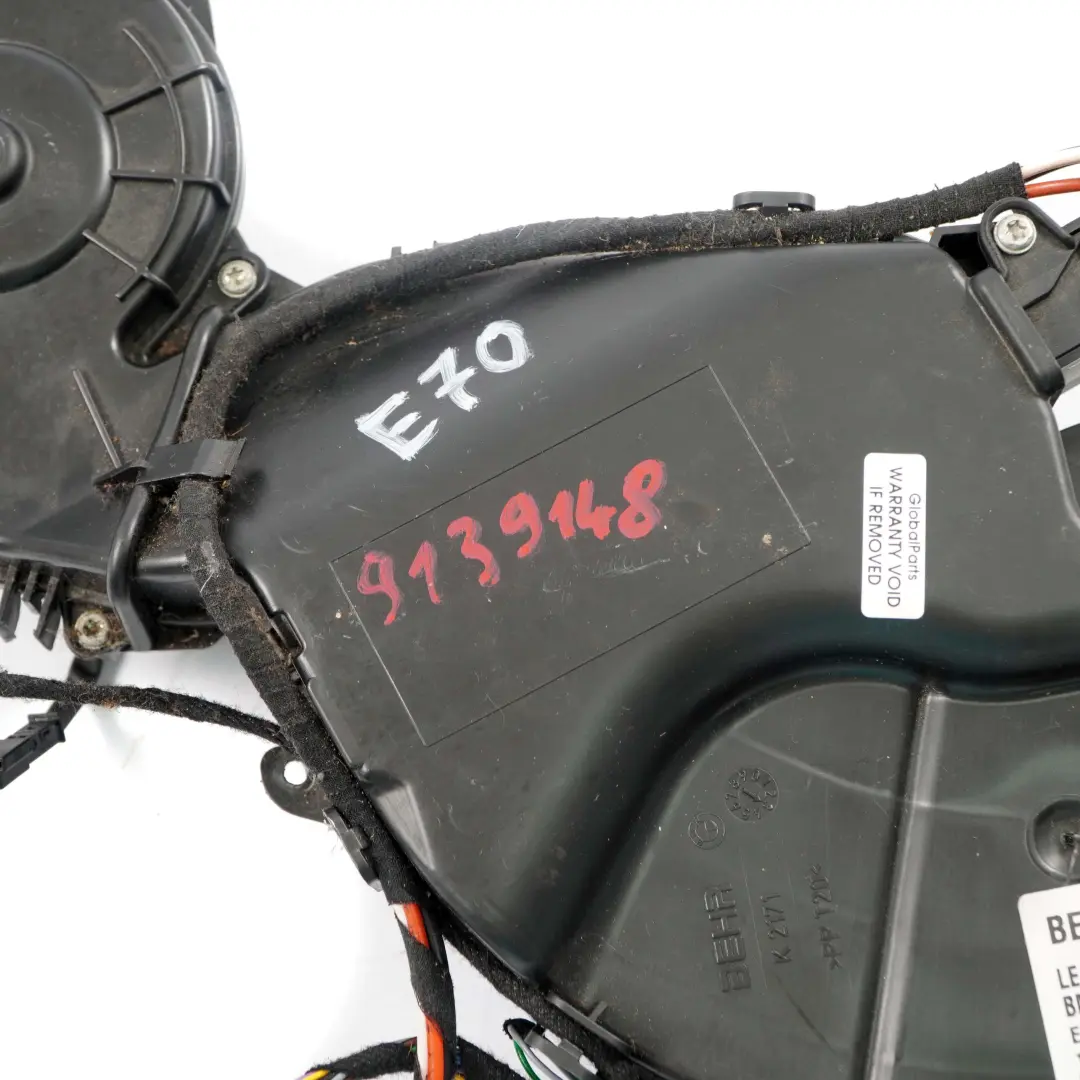 BMW X5 E70 Air Blower Third Seat Row Distributor Air Conditioning A/C Unit - SKU 9139148 - Part number 9139148
