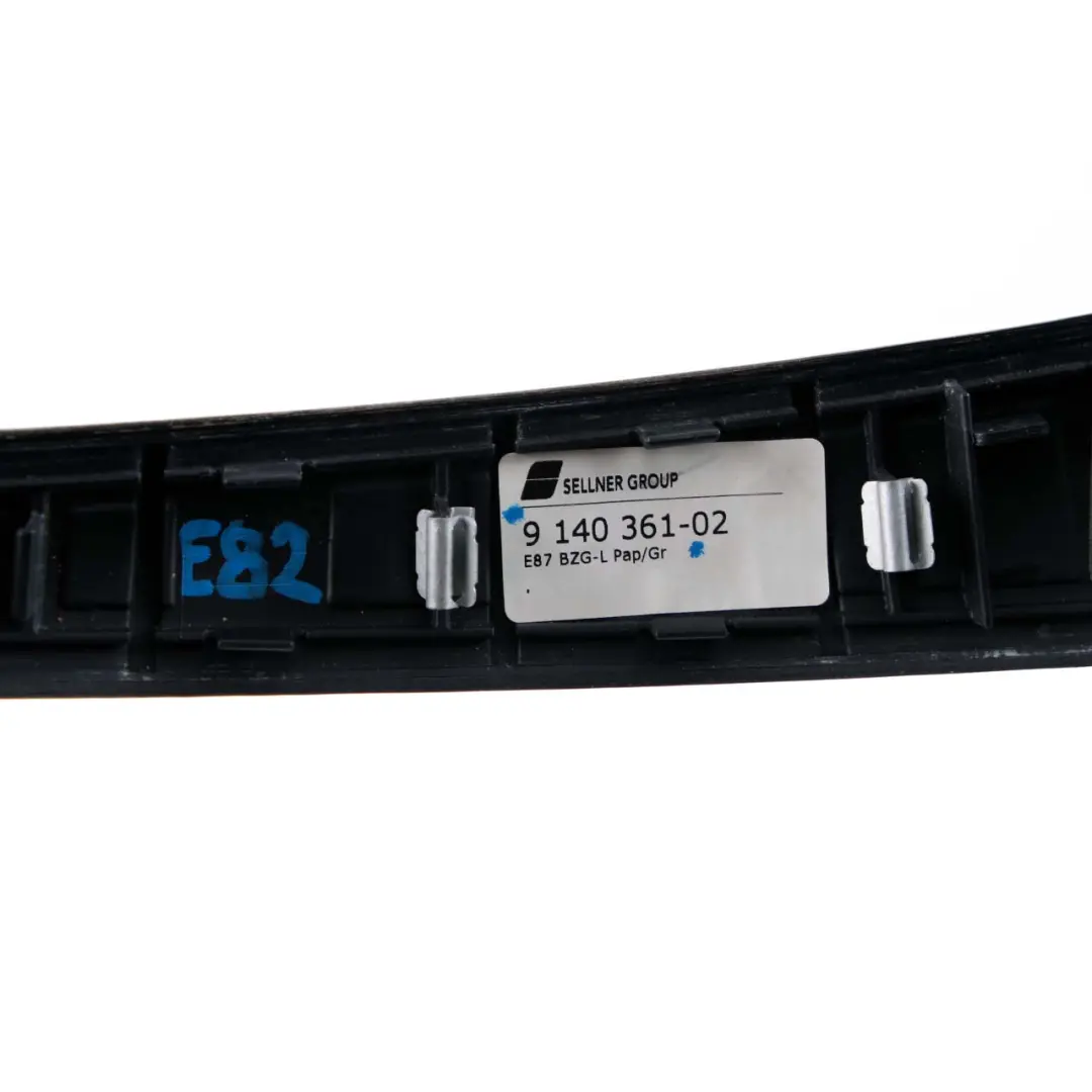 BMW E81 E82 E87 LCI Maniglia interna porta sinistra Legno di pioppo grigio - SKU 9140361 - Numero di parte 9140361