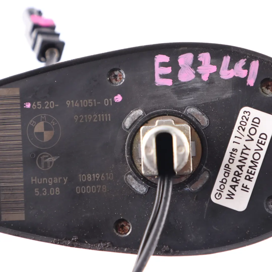 Dach Antennen Sockel Sat Nav Radio Steuergerät Antenne für BMW E87 mit Teilenummer 9141051 BMW E87 Dach Antennen Sockel Sat Nav Radio Steuergerät Antenne - SKU 9141051 - Teilenummer 9141051